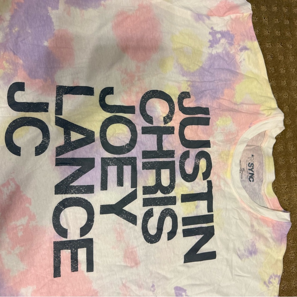 NSYNC Graphic Tee and Lavender Pajama Set - Picture 4 of 7